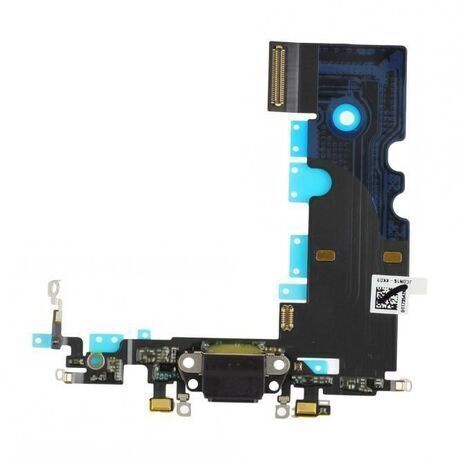 Nappe / Connecteur de Charge et Micro Original Reconditionné pour iPhone 8 / SE (2020) (Noir)