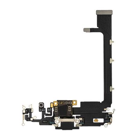 Nappe / Connecteur de Charge et Micro Original Reconditionné pour iPhone 11 Pro Max (Noir)
