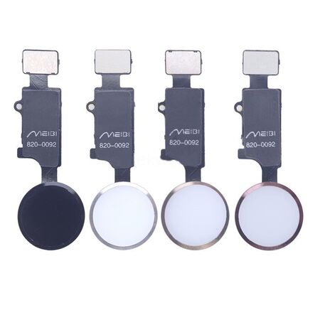 Bouton Home Fonctionnel (Sans Touch ID) pour iPhone 7 Plus / 8 Plus (Argent)