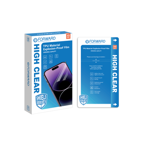 Pack de 50 films de protection "High Clear" Forward Zero - XS - 7 Pouces - High Clear