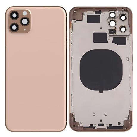 Coque / Châssis Vide Compatible iPhone 11 Pro Or Gold