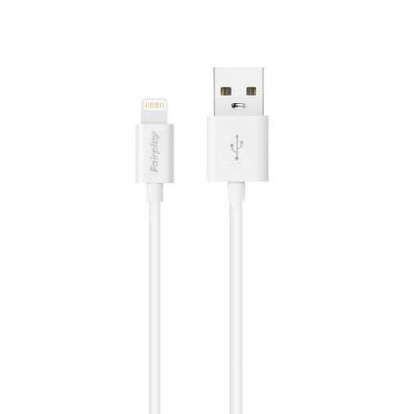 FAIRPLAY SENECIO Câble Lightning 1m (Blanc)