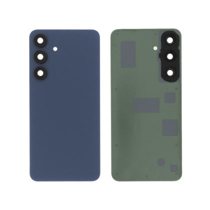 Vitre Arrière Compatible pour Samsung Galaxy S25 FE - Bleu Nuit