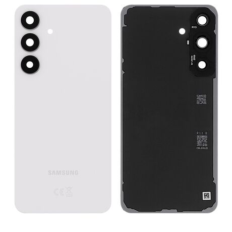 Vitre Arrière Compatible pour Samsung Galaxy S25 FE - Blanc