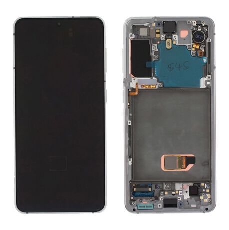 Écran Complet Original Reconditionné sur Châssis pour Samsung Galaxy S21 5G - Rose