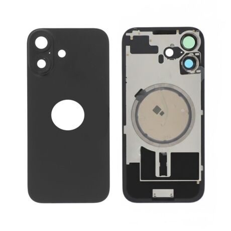 Vitre Arrière de Remplacement pour iPhone 17 - Noire (Sans MagSafe)