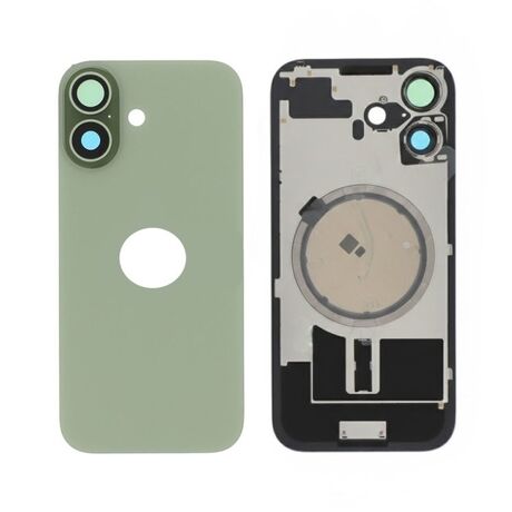 Vitre Arrière de Remplacement pour iPhone 17 - Vert Sauge (Sans MagSafe)