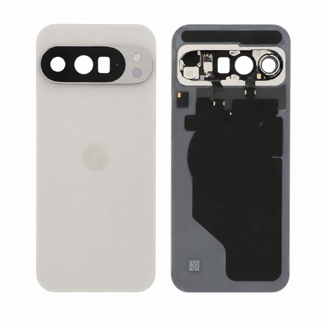 Vitre Arrière de Remplacement pour Google Pixel 10 Pro XL - Blanc Porcelaine