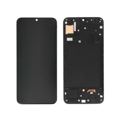 Écran Complet Noir Compatible LCD sur Châssis pour Samsung Galaxy A50 (SM-A505F)