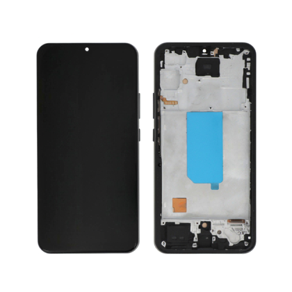 Écran Complet Noir Compatible LCD sur Châssis pour Samsung Galaxy A34 5G (SM-A346B)