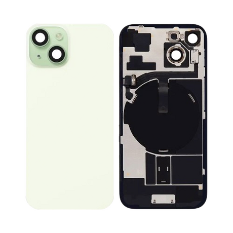 Vitre Arrière de Remplacement Complète pour Apple iPhone 15 - Vert