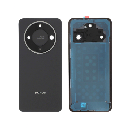 Vitre Arrière Originale Service Pack pour Honor Magic 8 Lite - Cache Batterie Noir