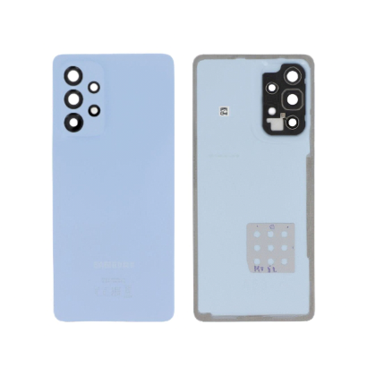 Vitre Arrière Originale pour Samsung Galaxy A53 5G - Cache Batterie Bleu avec Adhésif