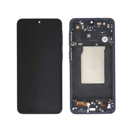 Écran Original Reconditionné pour Samsung Galaxy A57 5G - Bloc OLED Bleu avec Châssis