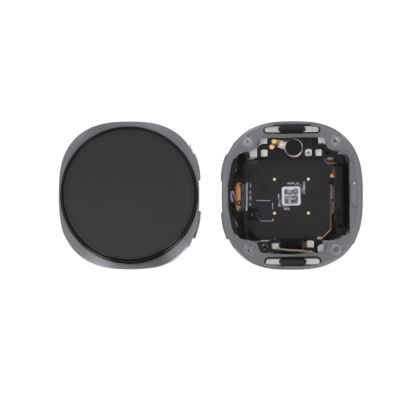 Écran Complet Graphite avec Vitre Tactile et Dalle Super AMOLED pour Samsung Galaxy Watch 8 44mm LTE (SM-L335) - Couleur Graphite