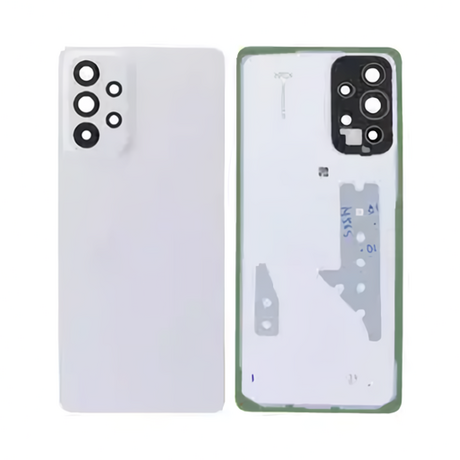 Vitre Arrière de Remplacement pour Samsung Galaxy A73 5G (SM-A736B) - Couleur Blanc