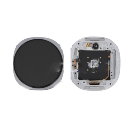 Écran Complet Graphite avec Vitre Tactile et Dalle Super AMOLED pour Samsung Galaxy Watch 8 44mm LTE (SM-L335) - Couleur Argent