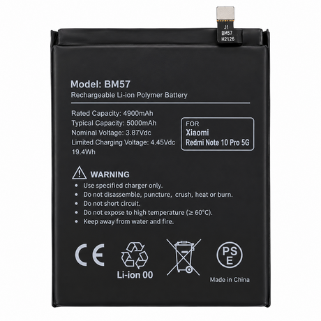 Batterie Compatible Pour Xiaomi Redmi Note 10 Pro 5G