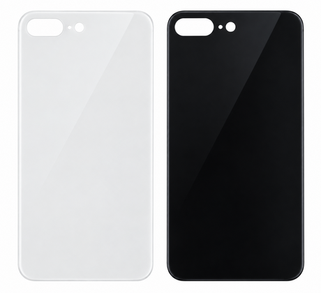 Vitre Arrière Argent Pour iPhone 8 (Large Hole)