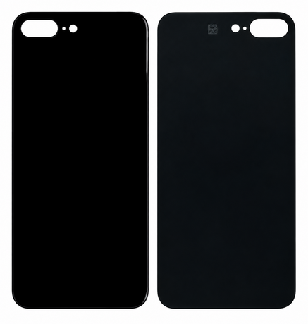 Vitre Arrière Noire Pour iPhone 8 Plus (Large Hole)
