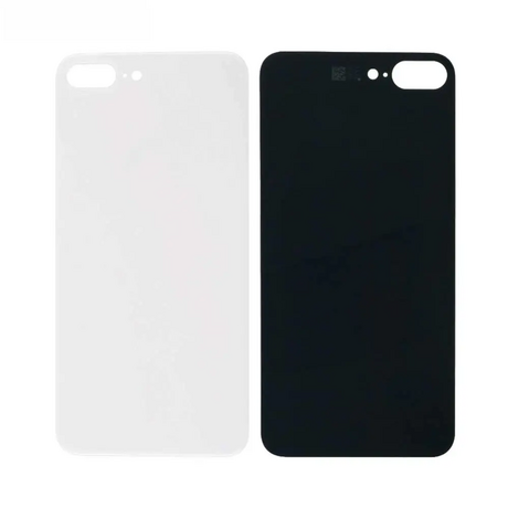 Vitre Arrière Blanche Pour iPhone 8 Plus (Large Hole)