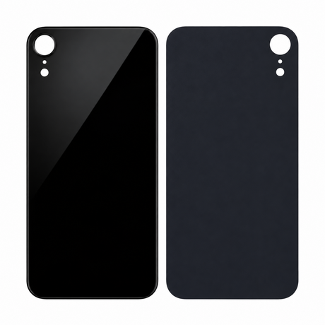 Vitre Arrière Noire Pour iPhone XR (Large Hole)