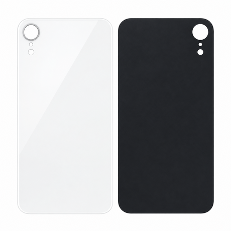 Vitre Arrière Blanche Pour iPhone XR (Large Hole)