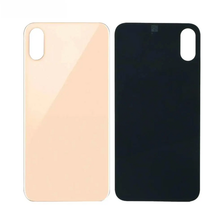 Vitre Arrière Or Pour iPhone XS Max (Large Hole)