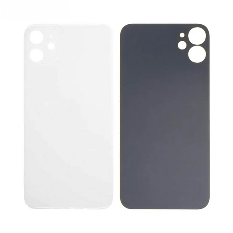 Vitre Arrière Blanche Pour iPhone 11 (Large Hole)