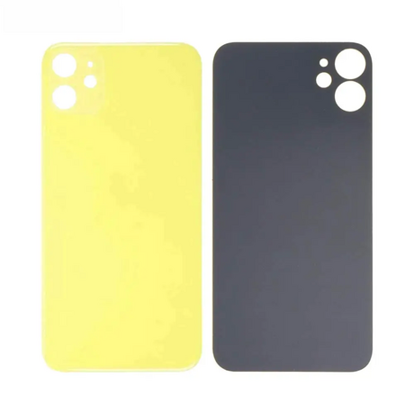 Vitre Arrière Jaune Pour iPhone 11 (Large Hole)