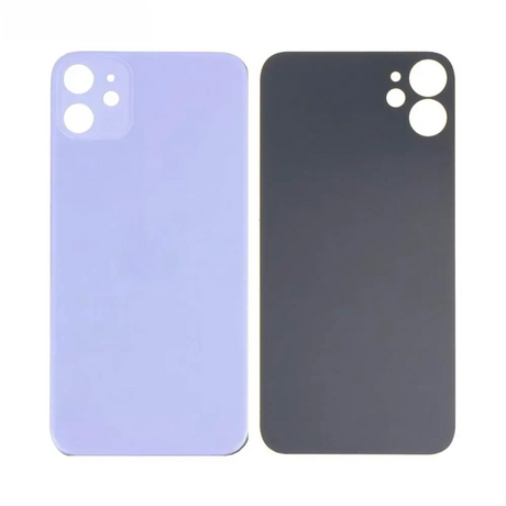 Vitre Arrière Mauve Pour iPhone 11 (Large Hole)