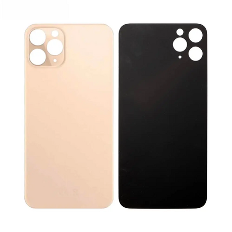 Vitre Arrière Or Pour iPhone 11 Pro (Large Hole)