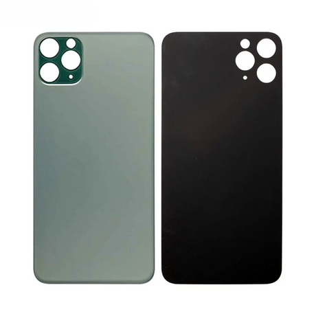 Vitre Arrière Vert Nuit Pour iPhone 11 Pro (Large Hole)