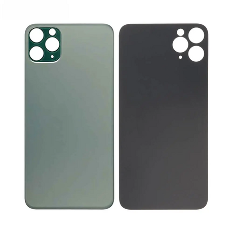 Vitre Arrière Vert Nuit Pour iPhone 11 Pro Max (Large Hole)