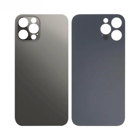 Vitre Arrière Graphite Large Hole Pour iPhone 12 Pro Max