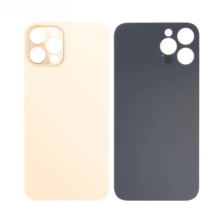 Vitre Arrière Or Pour iPhone 12 Pro Max (Large Hole)