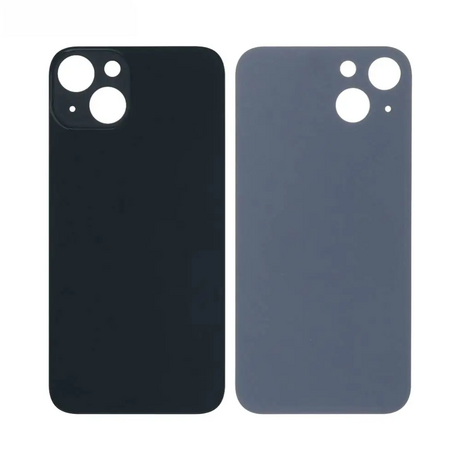 Vitre Arrière Minuit (Noir) Pour iPhone 13 (Large Hole)