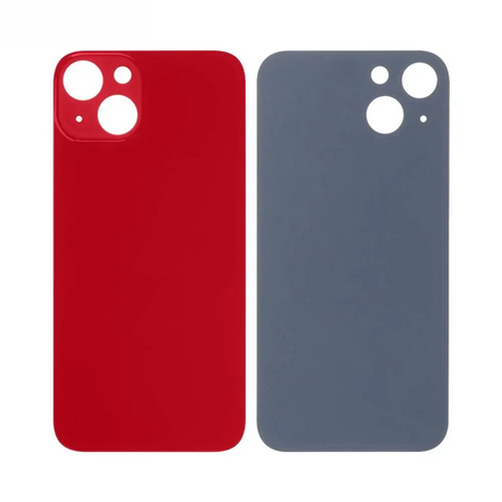 Vitre Arrière Rouge Pour iPhone 13 (Large Hole)