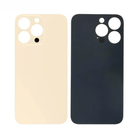 Vitre Arrière Or Pour iPhone 13 Pro Max (Large Hole)