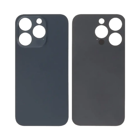 Vitre Arrière Noire / Grise Sidéral Pour iPhone 14 Pro (Large Hole)