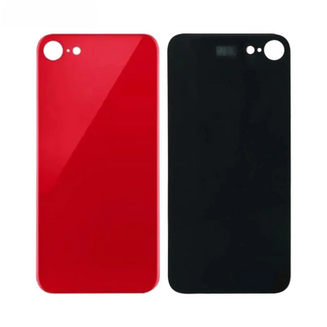 Vitre Arrière Rouge Pour iPhone SE 2020 (Large Hole)