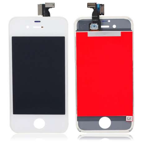 Ecran LCD Complet Compatible iPhone 4 BLANC