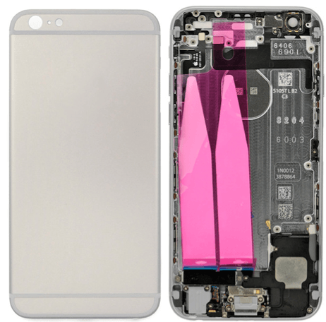 Coque Complète Assemblée Compatible iPhone 6 Plus Noir / Gris Sideral
