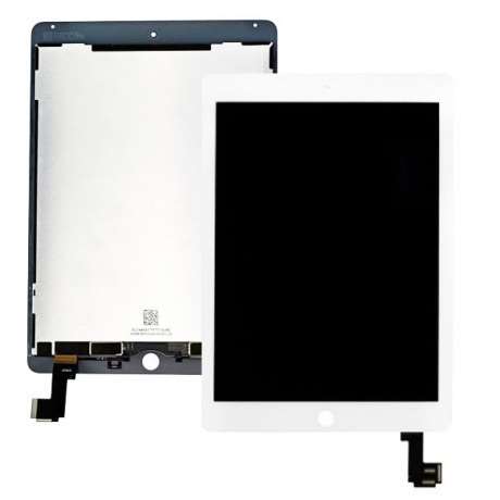 Bloc Vitre Tactile + Ecran LCD Compatible iPad Air 2 BLANC
