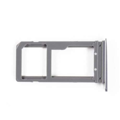 Tiroir Sim Gris Compatible Samsung S7 Edge