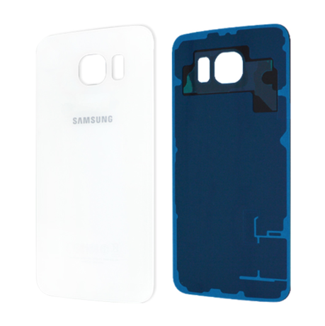 Vitre Arrière Compatible Samsung Galaxy S6 Blanc