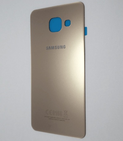 Vitre Arrière Compatible Samsung Galaxy A3 2016 Or