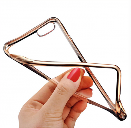 Coque Transparente TPU Contour Brillant iPhone 7 / 8