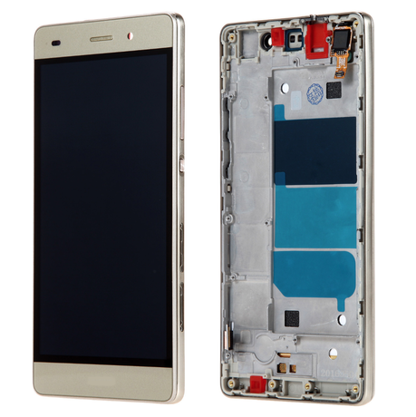 Ecran LCD Compatible sur Châssis Huawei P8 Lite Or