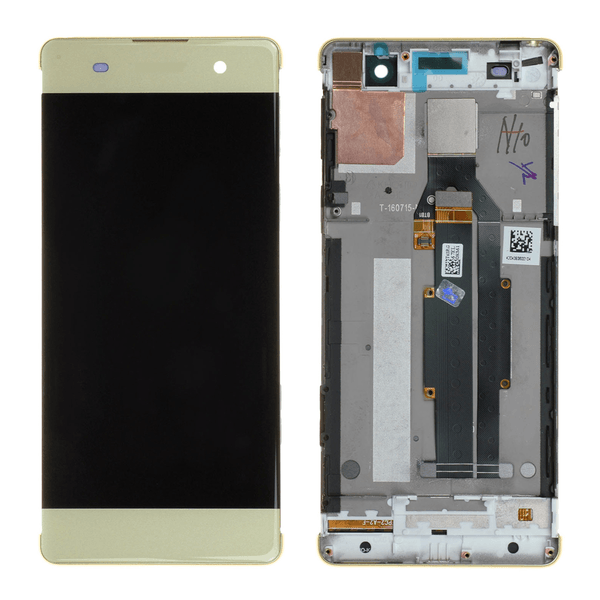 Ecran LCD sur Châssis Sony Xperia XA Or